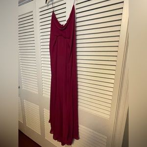 J. Mendel fuchsia silk dress